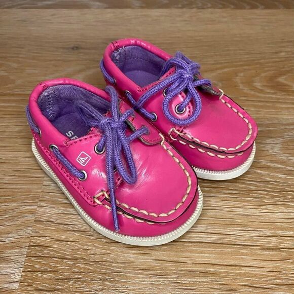 Sperry Size 2 Top-Sider Baby Girl Shoes - Picture 1 of 11